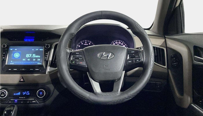 2016 Hyundai Creta SX PLUS AT 1.6 PETROL, Petrol, Automatic, 1,15,928 km, Steering Wheel Close Up