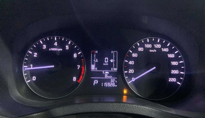 2016 Hyundai Creta SX PLUS AT 1.6 PETROL, Petrol, Automatic, 1,15,928 km, Odometer Image