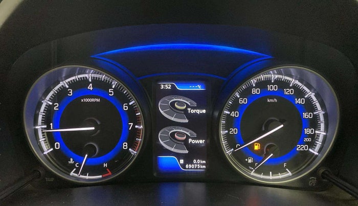 2019 Toyota Glanza V, Petrol, Manual, 69,052 km, Odometer Image