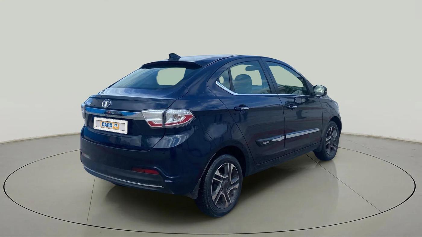 2021 Tata TIGOR XZA PLUS PETROL, Petrol, Automatic, 39,512 km, Right Back Diagonal