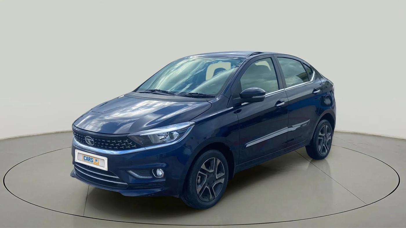 2021 Tata TIGOR XZA PLUS PETROL, Petrol, Automatic, 39,512 km, Left Front Diagonal