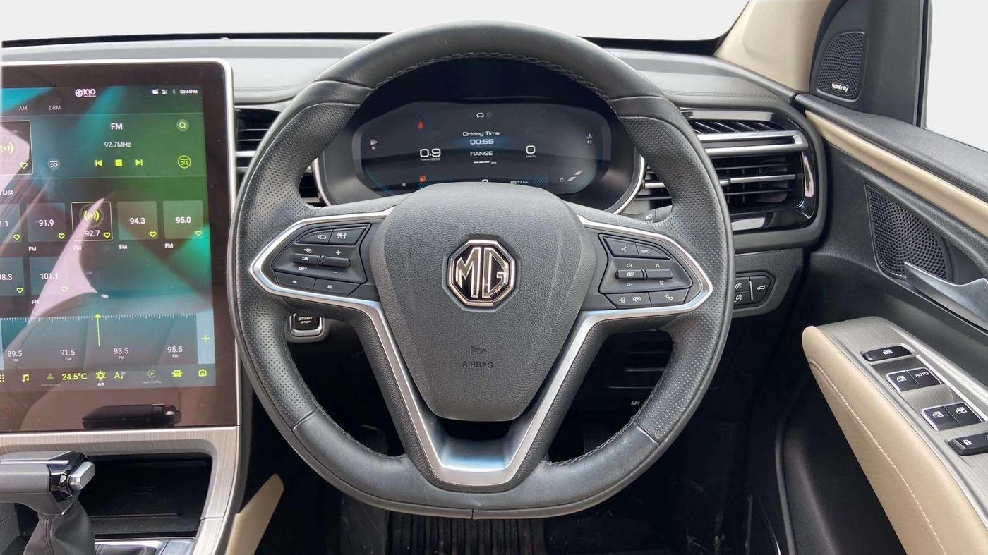 2023 MG HECTOR SAVVY PRO 1.5 TURBO CVT PETROL, Petrol, Automatic, 8,715 km, Steering Wheel Close Up