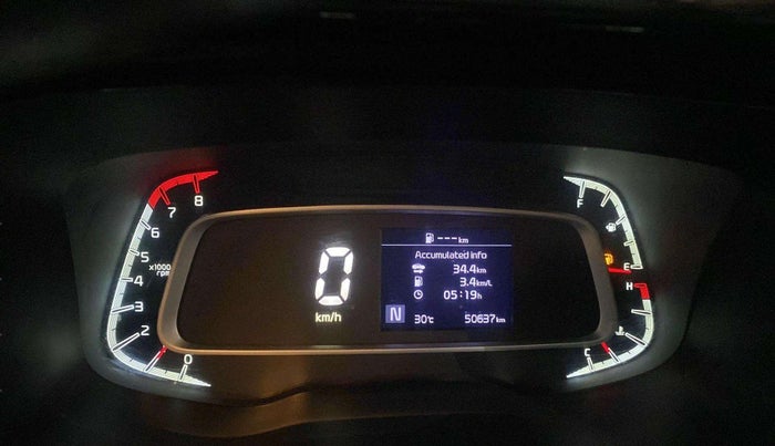 2021 KIA SONET HTK PLUS 1.0 IMT, Petrol, Manual, 50,616 km, Odometer Image