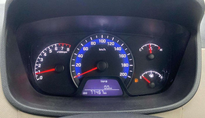 2014 Hyundai Xcent S 1.2, Petrol, Manual, 77,423 km, Odometer Image
