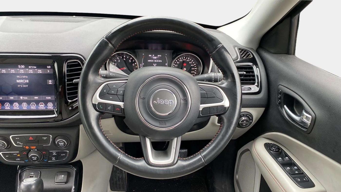 2019 Jeep Compass LIMITED PLUS PETROL AT, Petrol, Automatic, 44,927 km, Steering Wheel Close Up