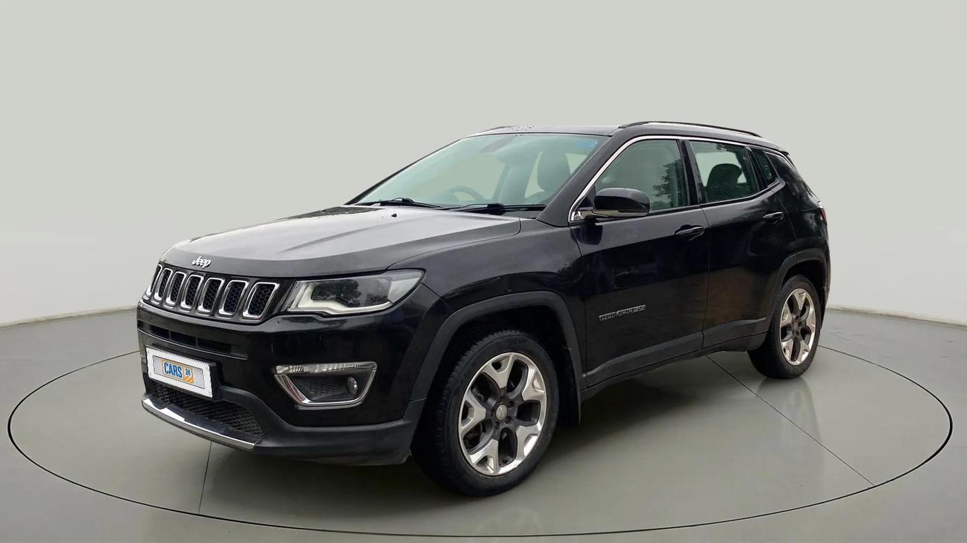 2019 Jeep Compass LIMITED PLUS PETROL AT, Petrol, Automatic, 44,927 km, Left Front Diagonal