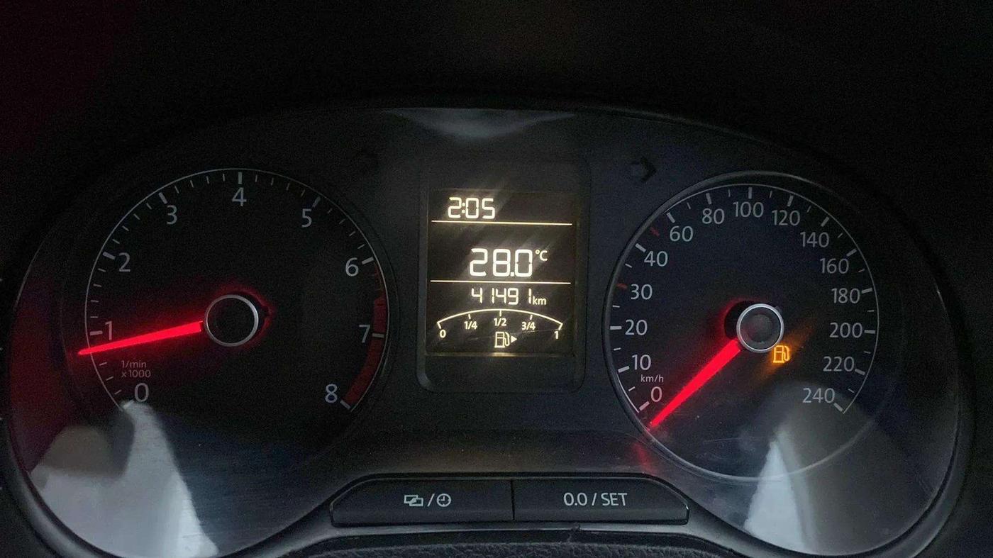 2020 Volkswagen Polo TRENDLINE 1.0L, Petrol, Manual, 41,541 km, Odometer Image