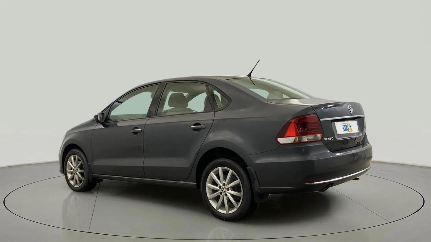 2018 Volkswagen Vento 1.2 TSI HIGHLINE PLUS AT, Petrol, Automatic, 84,102 km, Left Back Diagonal