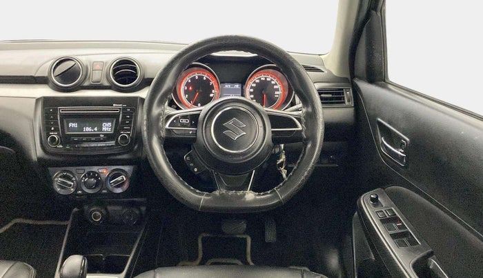 2018 Maruti Swift VXI AMT, Petrol, Automatic, 90,587 km, Steering Wheel Close Up