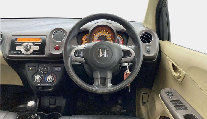 2013 Honda Brio S MT, Petrol, Manual, 28,572 km, Steering Wheel Close Up