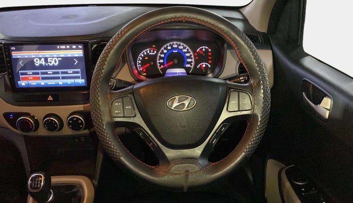 2013 Hyundai Grand i10 SPORTZ 1.2 KAPPA VTVT, Petrol, Manual, 46,092 km, Steering Wheel Close Up
