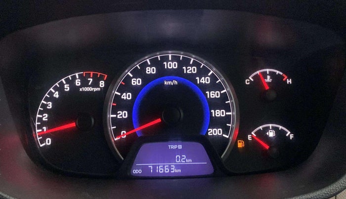 2013 Hyundai Grand i10 MAGNA 1.2 KAPPA VTVT, Petrol, Manual, 71,656 km, Odometer Image