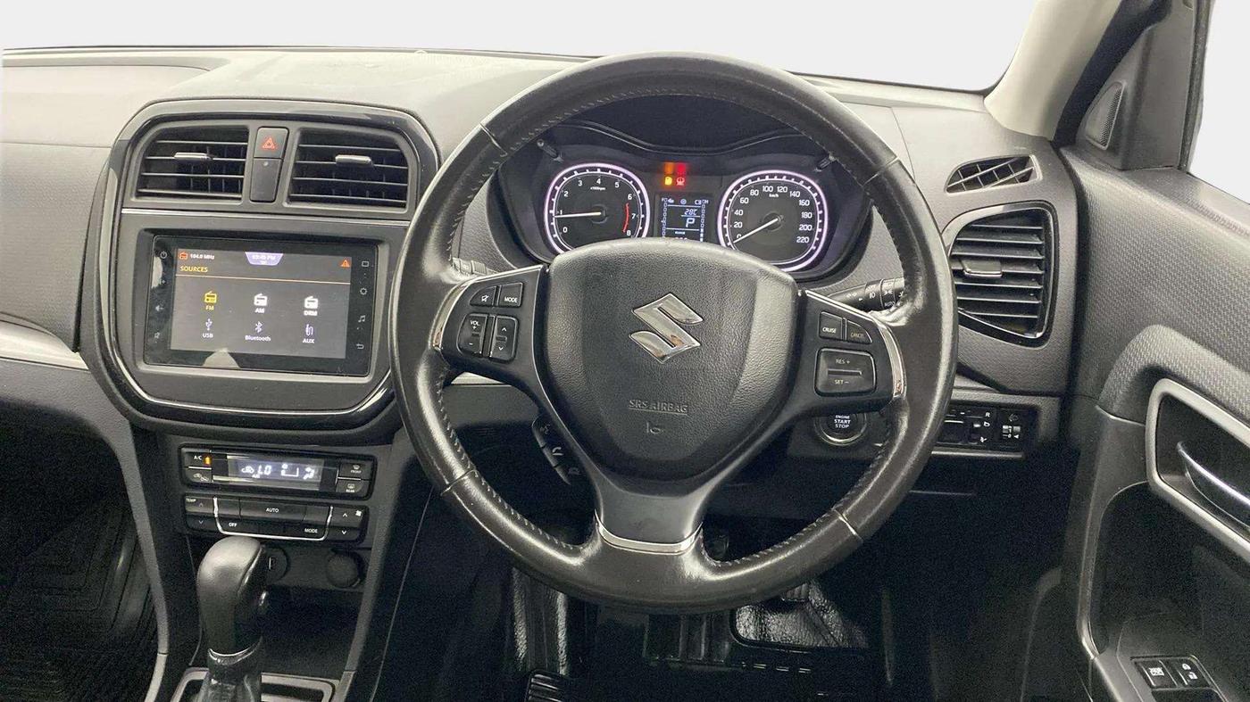 2020 Maruti Vitara Brezza ZXI PLUS AT SHVS, Petrol, Automatic, 90,647 km, Steering Wheel Close Up
