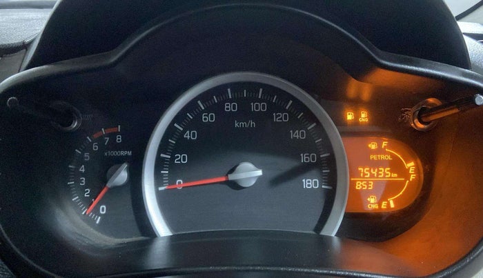 2020 Maruti Celerio VXI CNG, CNG, Manual, 75,426 km, Odometer Image