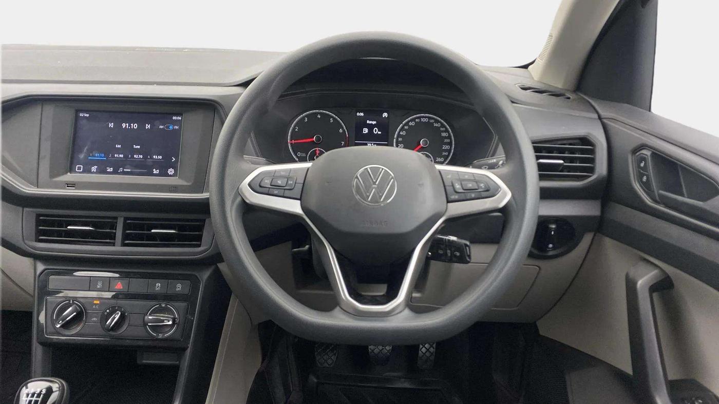2022 Volkswagen TAIGUN COMFORTLINE 1.0 TSI MT, Petrol, Manual, 22,649 km, Steering Wheel Close Up