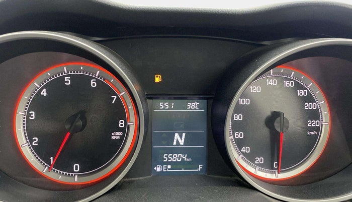 2019 Maruti Swift ZXI AMT, Petrol, Automatic, 55,800 km, Odometer Image