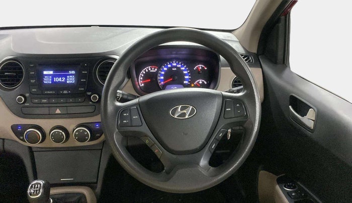 2014 Hyundai Xcent S 1.2, Petrol, Manual, 68,373 km, Steering Wheel Close Up