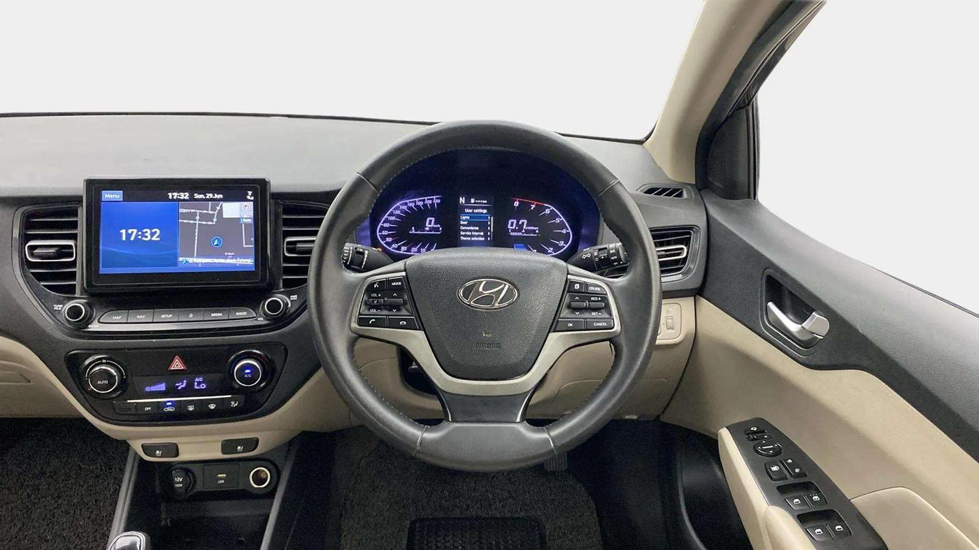 2021 Hyundai Verna SX (O) 1.5 VTVT IVT, Petrol, Automatic, 84,477 km, Steering Wheel Close Up