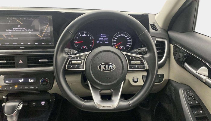 2020 KIA SELTOS HTX IVT 1.5 PETROL, Petrol, Automatic, 26,763 km, Steering Wheel Close Up