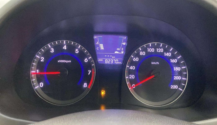 2016 Hyundai Verna FLUIDIC 4S 1.4 VTVT, Petrol, Manual, 82,332 km, Odometer Image