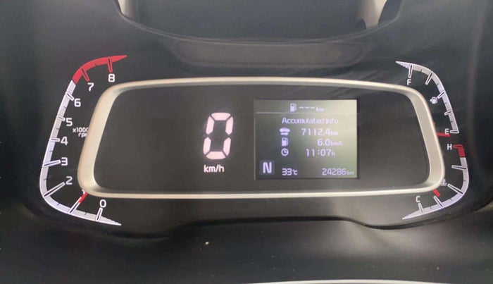 2020 KIA SONET HTX 1.0 IMT, Petrol, Manual, 24,266 km, Odometer Image