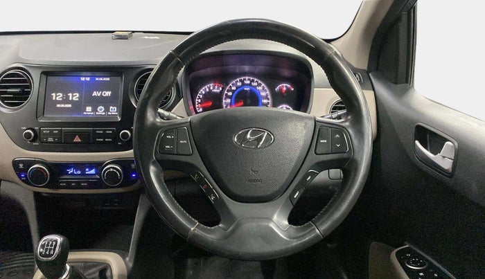 2017 Hyundai Grand i10 ASTA 1.2 KAPPA VTVT, Petrol, Manual, 43,560 km, Steering Wheel Close Up