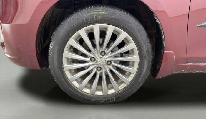 2018 Maruti Ciaz ALPHA 1.4 PETROL, Petrol, Manual, 47,593 km, Left Front Wheel