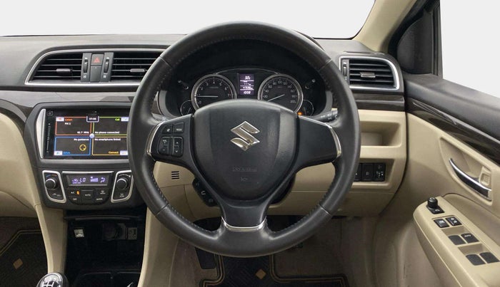 2018 Maruti Ciaz ALPHA 1.4 PETROL, Petrol, Manual, 47,593 km, Steering Wheel Close Up