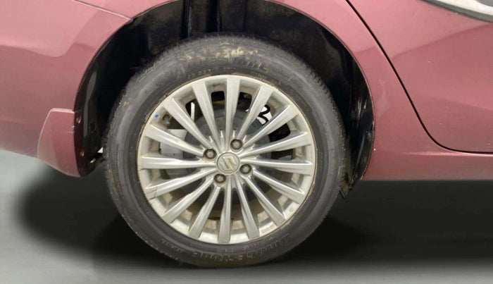 2018 Maruti Ciaz ALPHA 1.4 PETROL, Petrol, Manual, 47,593 km, Right Rear Wheel