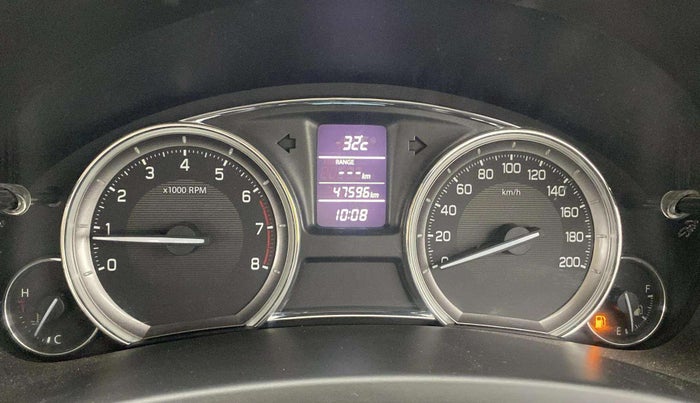2018 Maruti Ciaz ALPHA 1.4 PETROL, Petrol, Manual, 47,593 km, Odometer Image
