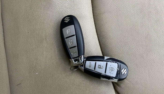 2018 Maruti Ciaz ALPHA 1.4 PETROL, Petrol, Manual, 47,593 km, Key Close Up