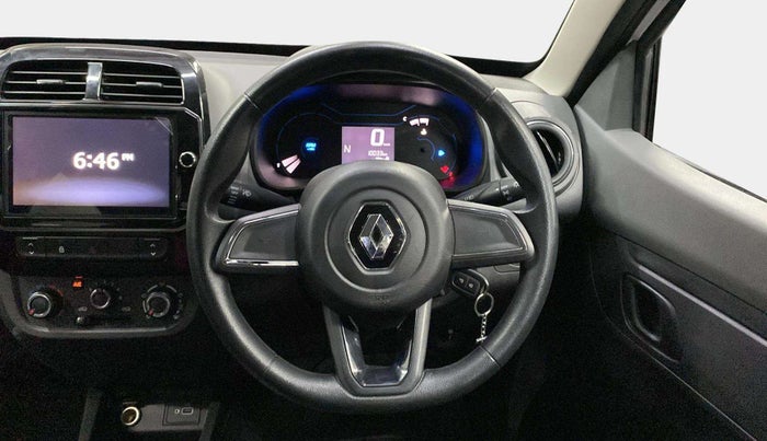 2021 Renault Kwid RXT 1.0 AMT, Petrol, Automatic, 9,999 km, Steering Wheel Close Up