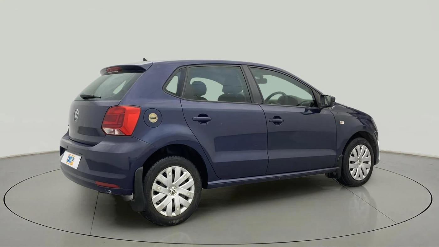 2015 Volkswagen Polo COMFORTLINE 1.2L, Petrol, Manual, 81,008 km, Right Back Diagonal