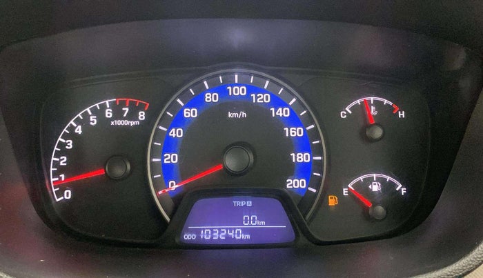 2014 Hyundai Xcent S (O) 1.2, Petrol, Manual, 1,03,270 km, Odometer Image