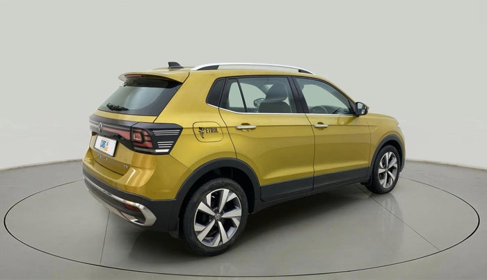 2021 Volkswagen TAIGUN TOPLINE 1.0 TSI MT, Petrol, Manual, 46,156 km, Right Back Diagonal