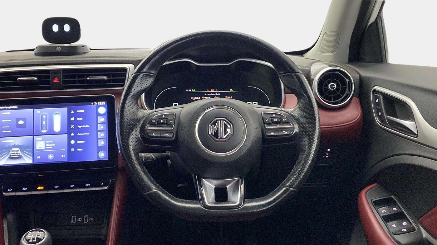 2022 MG ASTOR SHARP 1.5 MT, Petrol, Manual, 27,859 km, Steering Wheel Close Up