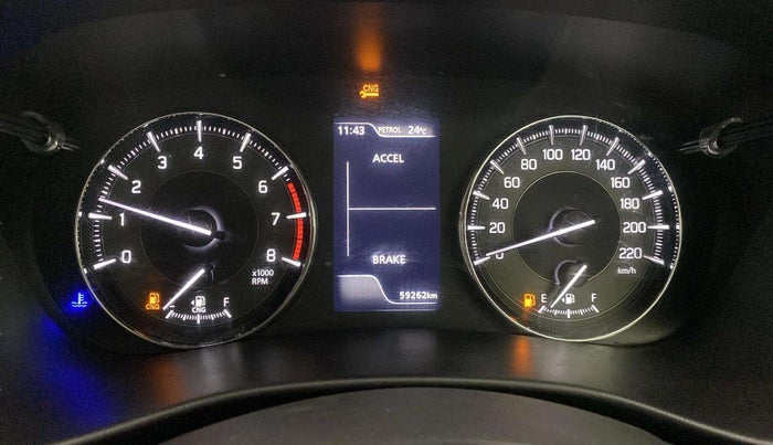 2023 Maruti Baleno  ZETA CNG 1.2L, CNG, Manual, 59,255 km, Odometer Image