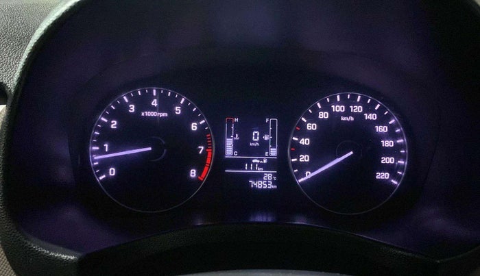 2019 Hyundai Creta SX 1.6 PETROL, Petrol, Manual, 74,834 km, Odometer Image
