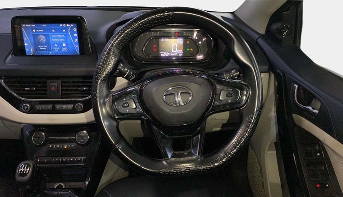 2021 Tata NEXON XZ PLUS (O) PETROL, Petrol, Manual, 99,621 km, Steering Wheel Close Up