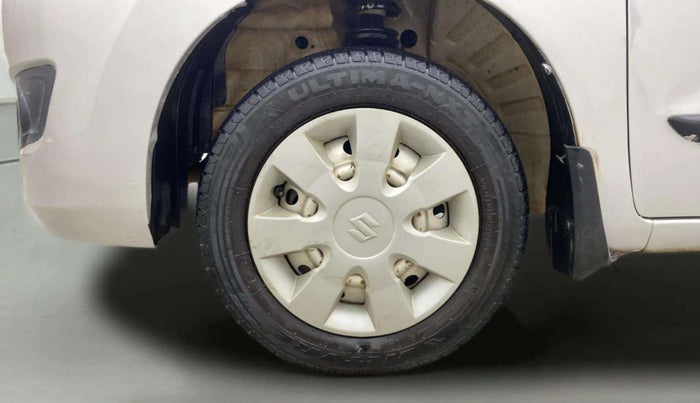 2013 Maruti Wagon R 1.0 LXI, Petrol, Manual, 89,444 km, Left Front Wheel