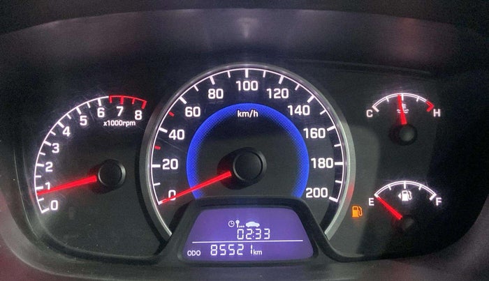 2017 Hyundai Grand i10 MAGNA 1.2 KAPPA VTVT, CNG, Manual, 85,507 km, Odometer Image