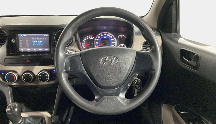 2017 Hyundai Grand i10 MAGNA 1.2 KAPPA VTVT, CNG, Manual, 85,507 km, Steering Wheel Close Up