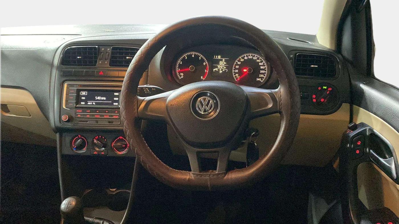 2017 Volkswagen Ameo COMFORTLINE PLUS 1.2L, Petrol, Manual, 70,456 km, Steering Wheel Close Up