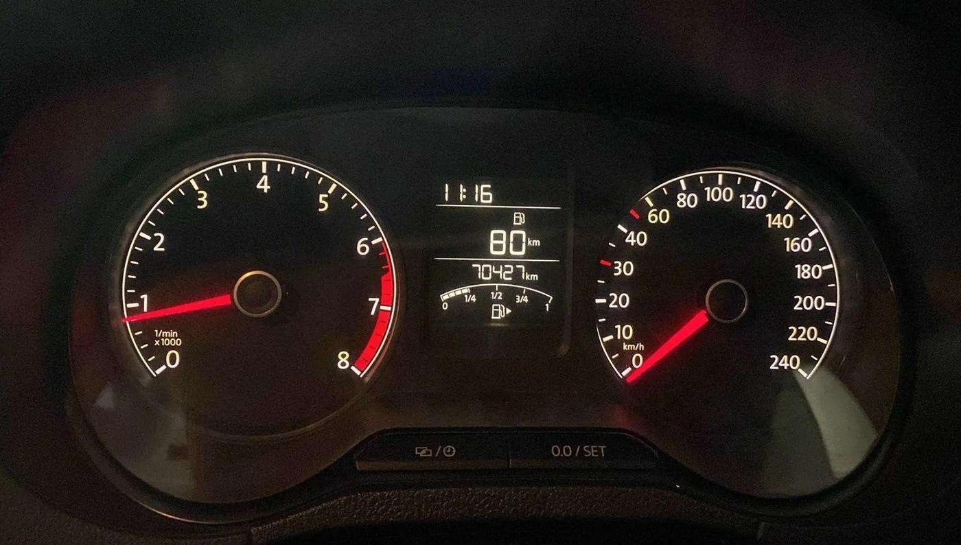2017 Volkswagen Ameo COMFORTLINE PLUS 1.2L, Petrol, Manual, 70,456 km, Odometer Image