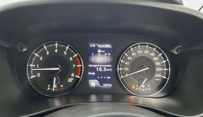 2023 Maruti Baleno ALPHA 1.2 AGS, Petrol, Automatic, 18,670 km, Odometer Image