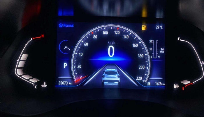 2021 Renault Kiger RXZ AMT DUAL TONE, Petrol, Automatic, 35,071 km, Odometer Image