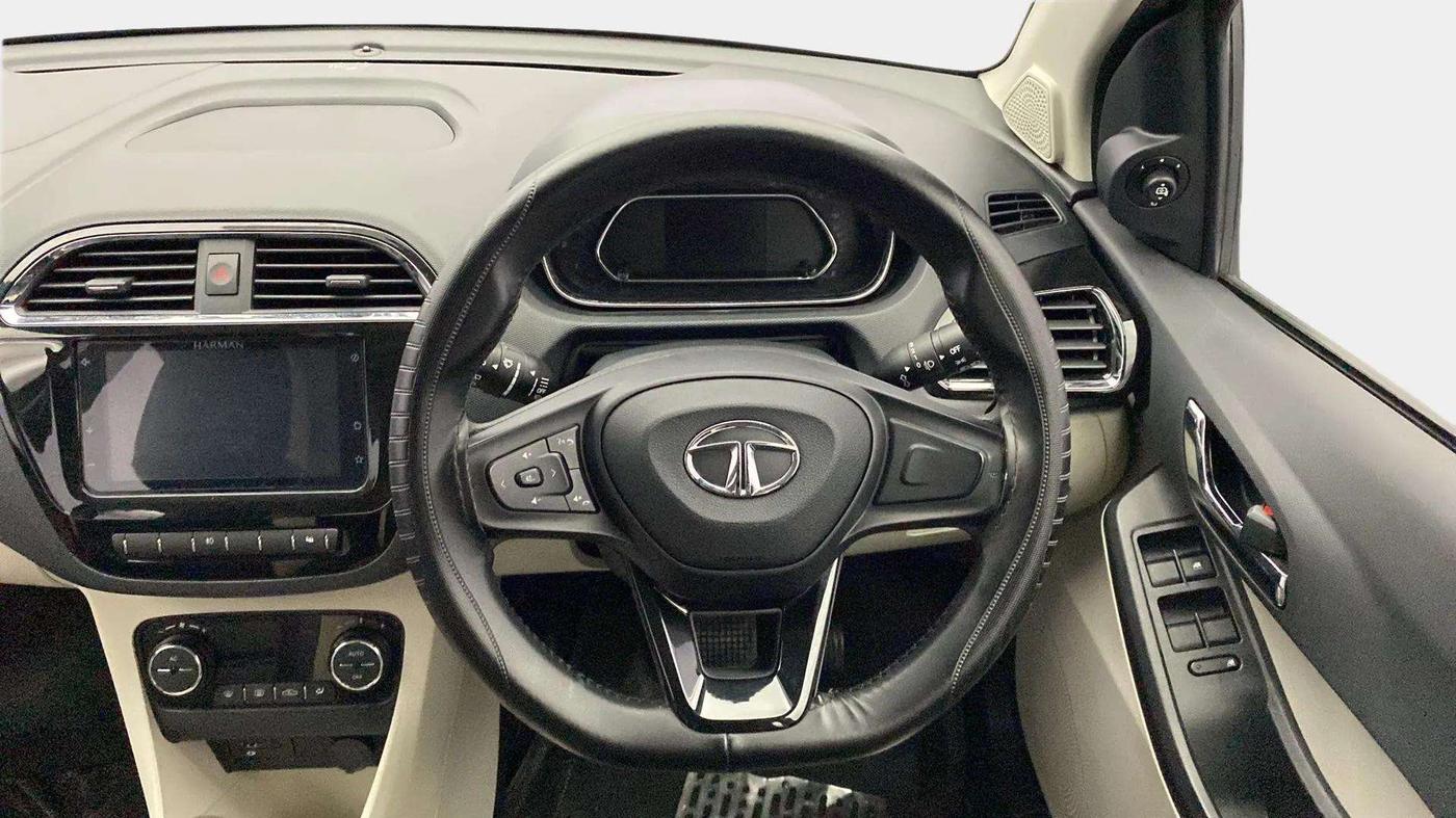 2023 Tata Tiago XZA PLUS PETROL, Petrol, Automatic, 12,674 km, Steering Wheel Close Up