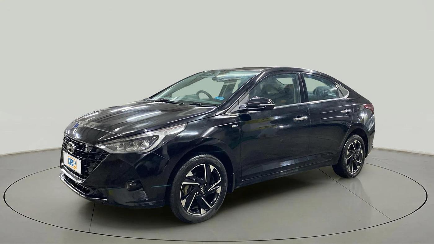 2020 Hyundai Verna SX (O) 1.0 TURBO DCT, Petrol, Automatic, 28,791 km, Left Front Diagonal