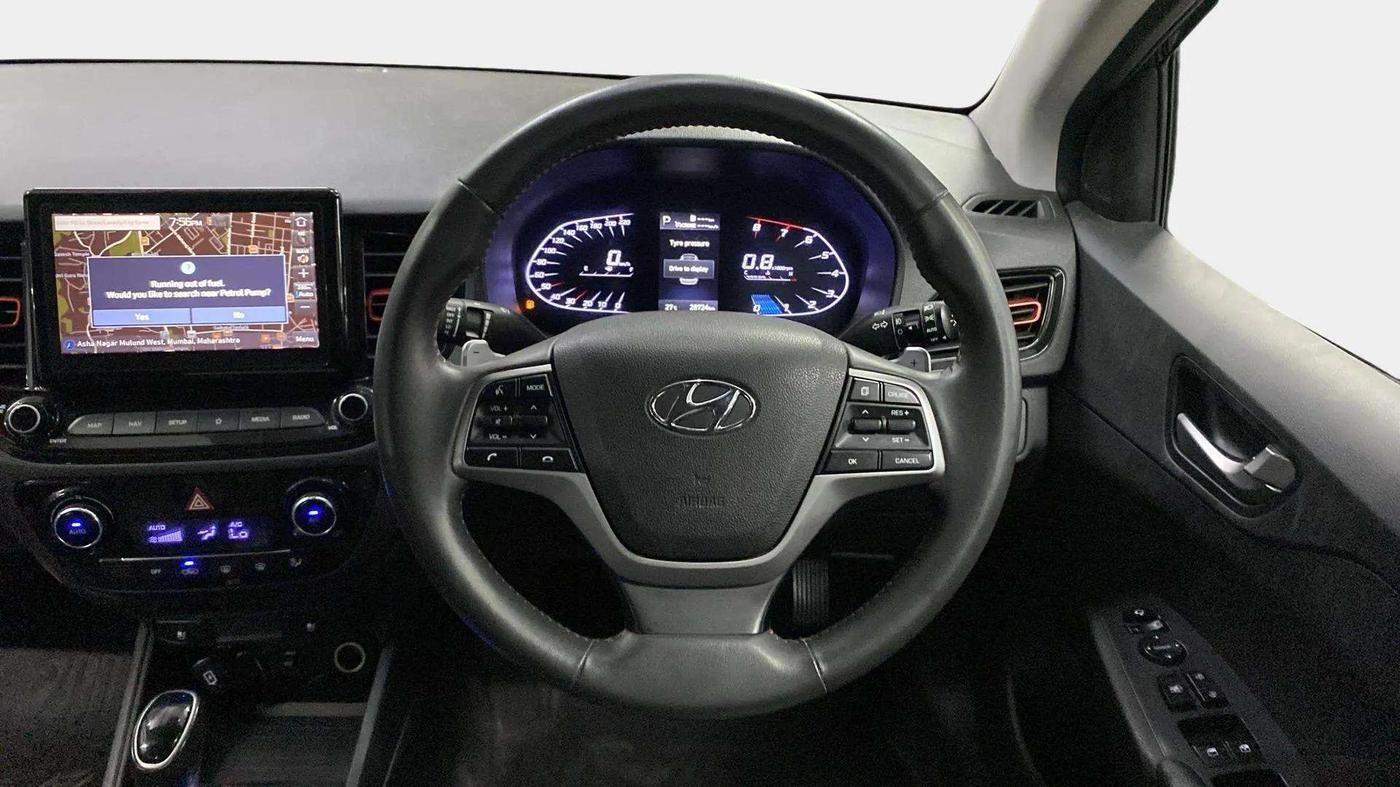 2020 Hyundai Verna SX (O) 1.0 TURBO DCT, Petrol, Automatic, 28,791 km, Steering Wheel Close Up