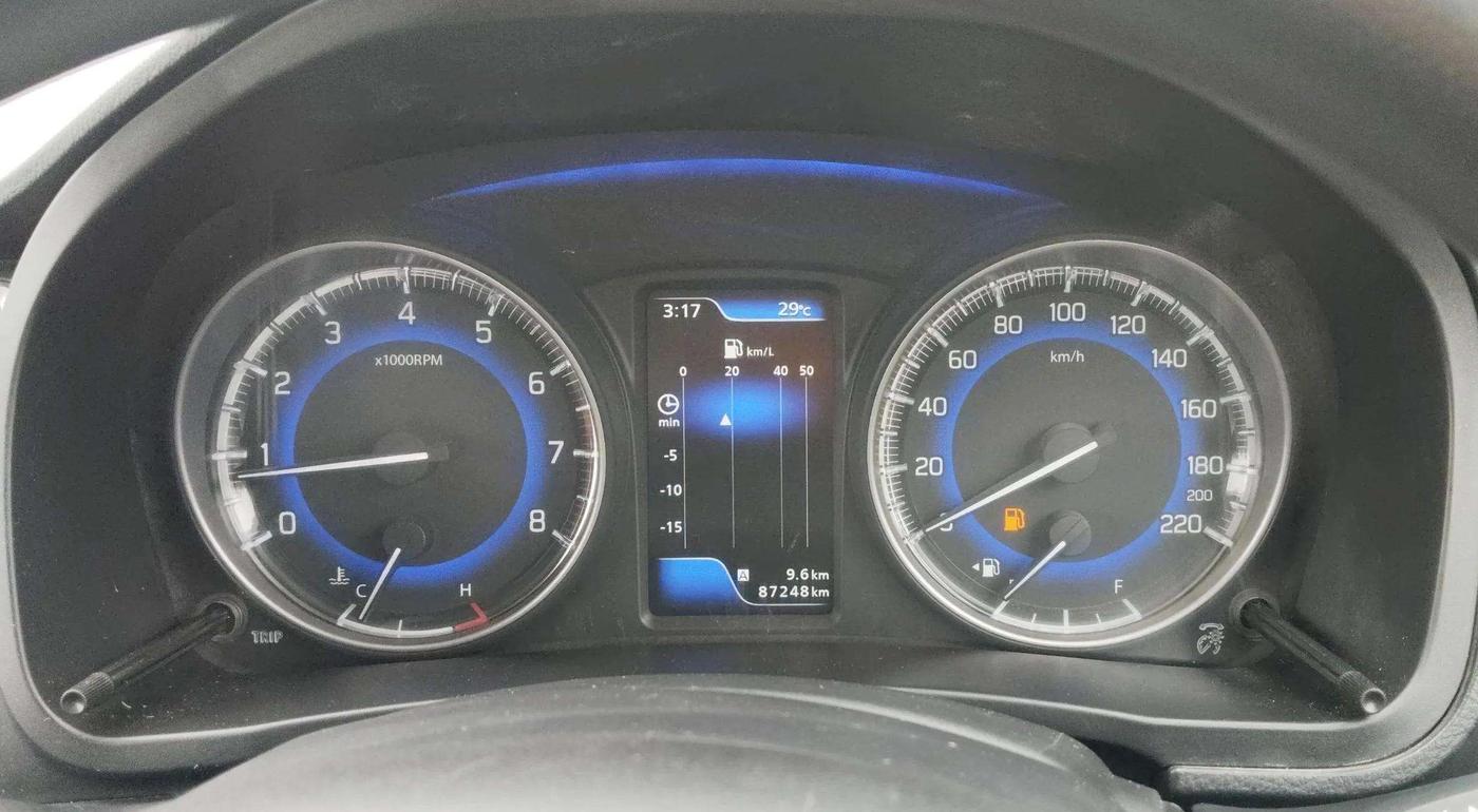2019 Toyota Glanza G ISG, Petrol, Manual, 87,244 km, Odometer Image